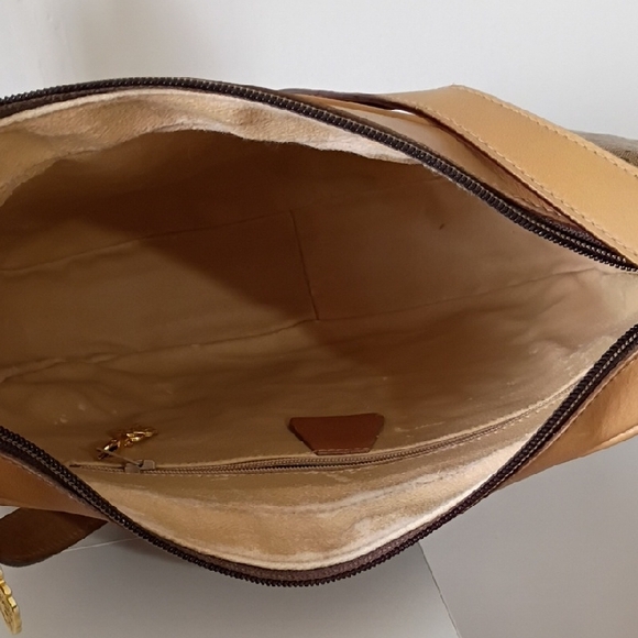 Vintage Gucci GG Plus Brown Leather Shoulder Bag Purse Authentic vintage Gucci - Picture 12 of 16